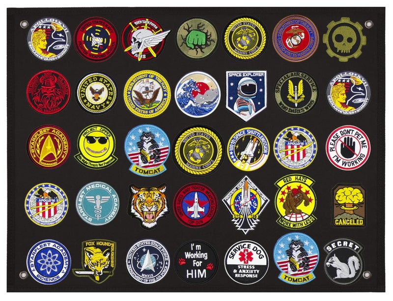 GOTAC Tactical Patch Display Holder Panel Board for Military Army Morale Hook and Loop Emblems, 18 Inches x 24 Inches, No Patches Included - Image 2
